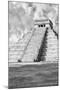 ¡Viva Mexico! B&W Collection - Chichen Itza Pyramid IX-Philippe Hugonnard-Mounted Photographic Print