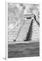 ¡Viva Mexico! B&W Collection - Chichen Itza Pyramid IX-Philippe Hugonnard-Framed Photographic Print