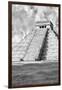 ¡Viva Mexico! B&W Collection - Chichen Itza Pyramid IX-Philippe Hugonnard-Framed Photographic Print