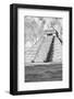 ¡Viva Mexico! B&W Collection - Chichen Itza Pyramid IX-Philippe Hugonnard-Framed Photographic Print