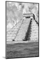 ¡Viva Mexico! B&W Collection - Chichen Itza Pyramid IX-Philippe Hugonnard-Mounted Photographic Print