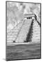 ¡Viva Mexico! B&W Collection - Chichen Itza Pyramid IX-Philippe Hugonnard-Mounted Photographic Print