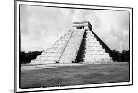 ¡Viva Mexico! B&W Collection - Chichen Itza Pyramid V-Philippe Hugonnard-Mounted Photographic Print