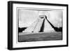 ¡Viva Mexico! B&W Collection - Chichen Itza Pyramid V-Philippe Hugonnard-Framed Photographic Print