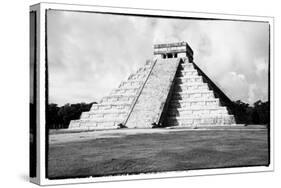 ¡Viva Mexico! B&W Collection - Chichen Itza Pyramid V-Philippe Hugonnard-Stretched Canvas