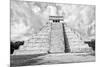 ¡Viva Mexico! B&W Collection - Chichen Itza Pyramid XI-Philippe Hugonnard-Mounted Photographic Print