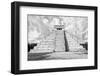 ¡Viva Mexico! B&W Collection - Chichen Itza Pyramid XI-Philippe Hugonnard-Framed Premium Photographic Print