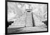 ¡Viva Mexico! B&W Collection - Chichen Itza Pyramid XI-Philippe Hugonnard-Framed Photographic Print