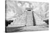 ¡Viva Mexico! B&W Collection - Chichen Itza Pyramid XI-Philippe Hugonnard-Stretched Canvas