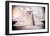 ¡Viva Mexico! B&W Collection - Chichen Itza Pyramid XII-Philippe Hugonnard-Framed Photographic Print