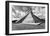 ¡Viva Mexico! B&W Collection - Chichen Itza Pyramid XIX-Philippe Hugonnard-Framed Photographic Print