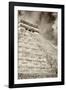 ¡Viva Mexico! B&W Collection - Chichen Itza Pyramid XV-Philippe Hugonnard-Framed Photographic Print