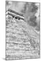 ¡Viva Mexico! B&W Collection - Chichen Itza Pyramid XVI-Philippe Hugonnard-Mounted Photographic Print