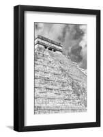 ¡Viva Mexico! B&W Collection - Chichen Itza Pyramid XVI-Philippe Hugonnard-Framed Photographic Print