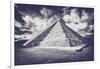 ¡Viva Mexico! B&W Collection - Chichen Itza Pyramid XVII-Philippe Hugonnard-Framed Photographic Print