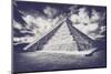 ¡Viva Mexico! B&W Collection - Chichen Itza Pyramid XVII-Philippe Hugonnard-Mounted Photographic Print