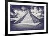 ¡Viva Mexico! B&W Collection - Chichen Itza Pyramid XVII-Philippe Hugonnard-Framed Photographic Print