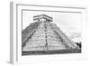 ¡Viva Mexico! B&W Collection - Chichen Itza Pyramid XXII-Philippe Hugonnard-Framed Photographic Print