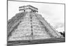 ¡Viva Mexico! B&W Collection - Chichen Itza Pyramid XXII-Philippe Hugonnard-Mounted Photographic Print
