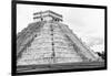 ¡Viva Mexico! B&W Collection - Chichen Itza Pyramid XXII-Philippe Hugonnard-Framed Photographic Print