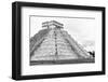 ¡Viva Mexico! B&W Collection - Chichen Itza Pyramid XXII-Philippe Hugonnard-Framed Photographic Print