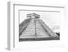 ¡Viva Mexico! B&W Collection - Chichen Itza Pyramid XXII-Philippe Hugonnard-Framed Photographic Print