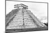 ¡Viva Mexico! B&W Collection - Chichen Itza Pyramid XXII-Philippe Hugonnard-Mounted Photographic Print