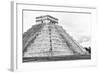 ¡Viva Mexico! B&W Collection - Chichen Itza Pyramid XXII-Philippe Hugonnard-Framed Photographic Print