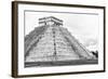 ¡Viva Mexico! B&W Collection - Chichen Itza Pyramid XXII-Philippe Hugonnard-Framed Photographic Print