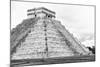 ¡Viva Mexico! B&W Collection - Chichen Itza Pyramid XXII-Philippe Hugonnard-Mounted Photographic Print