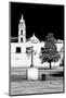 ¡Viva Mexico! B&W Collection - Courtyard of a Church in Puebla II-Philippe Hugonnard-Mounted Photographic Print