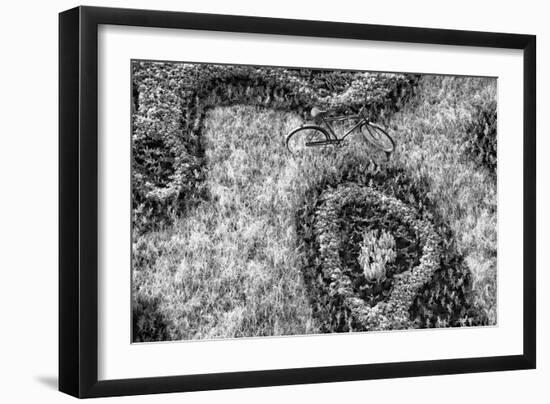 ¡Viva Mexico! B&W Collection - Earth from above II-Philippe Hugonnard-Framed Photographic Print