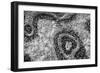 ¡Viva Mexico! B&W Collection - Earth from above II-Philippe Hugonnard-Framed Photographic Print