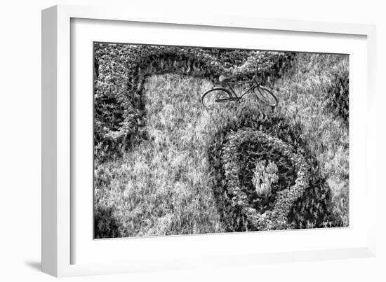 ¡Viva Mexico! B&W Collection - Earth from above II-Philippe Hugonnard-Framed Photographic Print