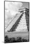 ¡Viva Mexico! B&W Collection - El Castillo Pyramid in Chichen Itza V-Philippe Hugonnard-Mounted Photographic Print