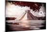 ¡Viva Mexico! B&W Collection - El Castillo Pyramid in Chichen Itza VI-Philippe Hugonnard-Mounted Photographic Print