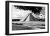 ¡Viva Mexico! B&W Collection - El Castillo Pyramid in Chichen Itza VIII-Philippe Hugonnard-Framed Photographic Print