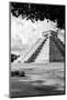 ¡Viva Mexico! B&W Collection - El Castillo Pyramid in Chichen Itza XI-Philippe Hugonnard-Mounted Photographic Print