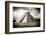 ¡Viva Mexico! B&W Collection - El Castillo Pyramid in Chichen Itza-Philippe Hugonnard-Framed Photographic Print