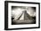 ¡Viva Mexico! B&W Collection - El Castillo Pyramid in Chichen Itza-Philippe Hugonnard-Framed Premium Photographic Print