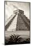 ?Viva Mexico! B&W Collection - El Castillo Pyramid IV - Chichen Itza-Philippe Hugonnard-Mounted Photographic Print