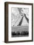 ¡Viva Mexico! B&W Collection - El Castillo Pyramid XI - Chichen Itza-Philippe Hugonnard-Framed Photographic Print