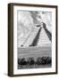 ¡Viva Mexico! B&W Collection - El Castillo Pyramid XI - Chichen Itza-Philippe Hugonnard-Framed Photographic Print