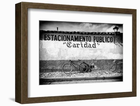 ¡Viva Mexico! B&W Collection - Estacionamiento Publico II-Philippe Hugonnard-Framed Photographic Print