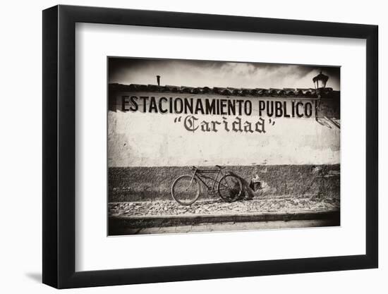 ?Viva Mexico! B&W Collection - Estacionamiento Publico-Philippe Hugonnard-Framed Photographic Print