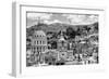 ¡Viva Mexico! B&W Collection - Guanajuato Cityscape-Philippe Hugonnard-Framed Photographic Print