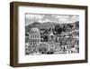 ¡Viva Mexico! B&W Collection - Guanajuato Cityscape-Philippe Hugonnard-Framed Photographic Print