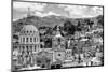 ¡Viva Mexico! B&W Collection - Guanajuato Cityscape-Philippe Hugonnard-Mounted Photographic Print