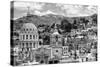 ¡Viva Mexico! B&W Collection - Guanajuato Cityscape-Philippe Hugonnard-Stretched Canvas