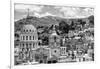 ¡Viva Mexico! B&W Collection - Guanajuato Cityscape-Philippe Hugonnard-Framed Photographic Print